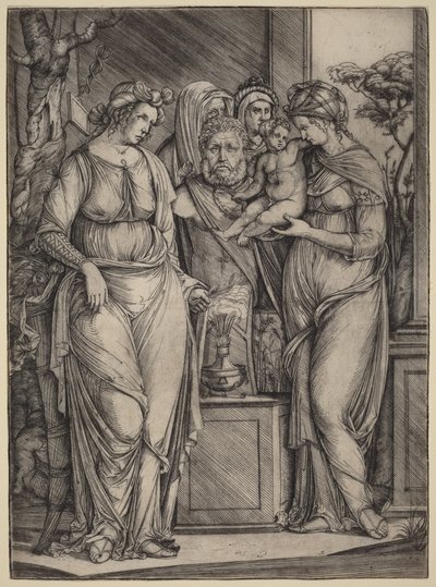 Nagy áldozat Priapusnak alkotó: Jacopo de