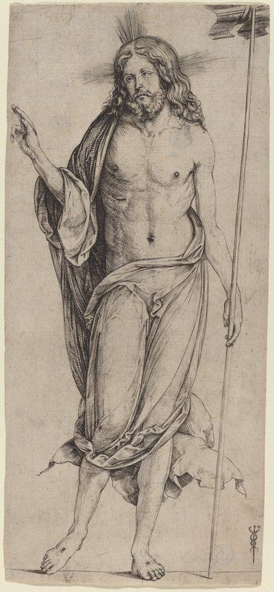A feltámadott Krisztus alkotó: Jacopo de