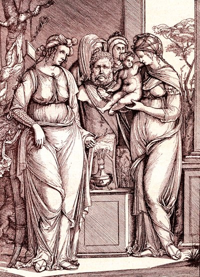 A Priapusnak hozott áldozat alkotó: Jacopo de