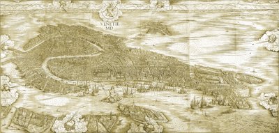 Kilátás Velencére alkotó: Jacopo de Barbari