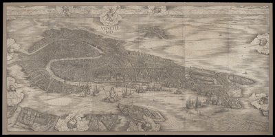Velence látképe, 1500 alkotó: Jacopo de Barbari
