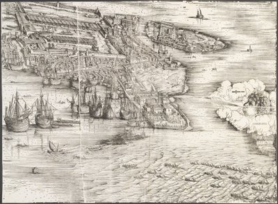 Kilátás Velencére [jobb alsó blokk] alkotó: Jacopo de