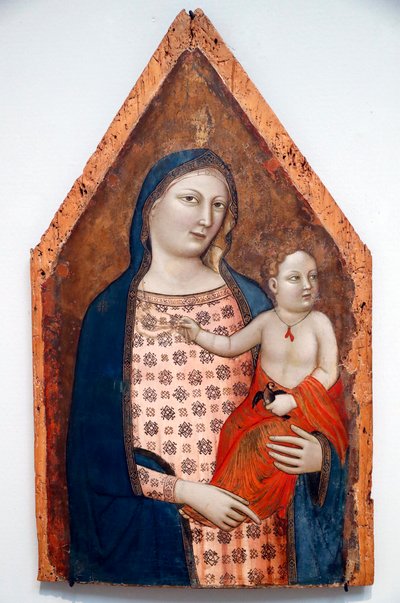 Szűz és gyermek, 1337-39 körül alkotó: Jacopo del Casentino