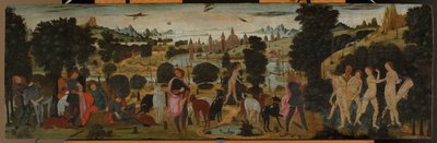 Diana és Actaeon alkotó: Jacopo del Sellaio