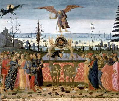 Az idő diadala, 1480-1490 alkotó: Jacopo del Sellaio