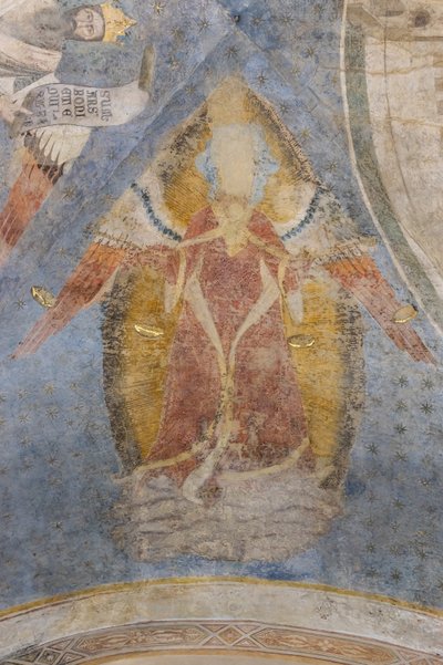 Az igazságosság allegóriája, a boltozat részlete (freskó) alkotó: Jacopo di Cione