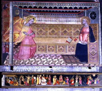 Az Annunciáció alkotó: Jacopo di Cione