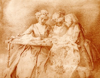 A hímzők alkotó: Jacqes Andre Portail