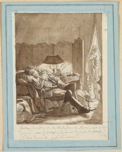 A Grand Condé álma, c. 1817. alkotó: Jacque Noël Marie Frémy