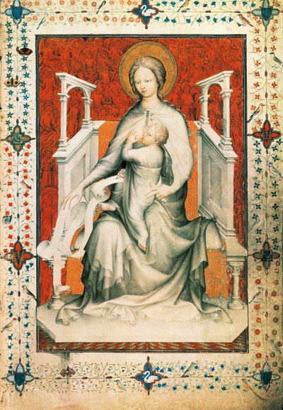 Madonna és gyermeke alkotó: Jacquemart de Hesdin