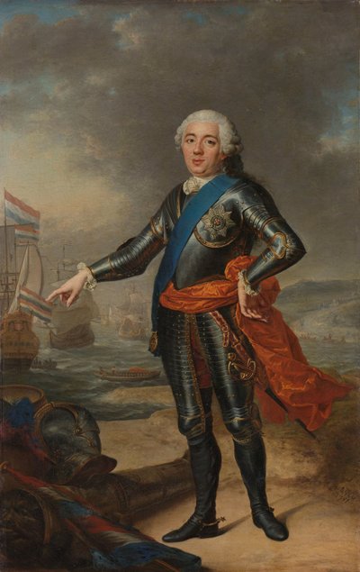 IV. Vilmos portréja IV. Willem (1711-1751). Orange-Nassau hercege alkotó: Jacques André Joseph Aved