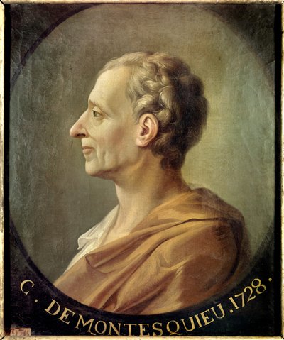 Charles de Secondat francia filozófus és politikai gondolkodó portréja, de la Brede et de Montesquieu báró (1689-1755) Jacques Antoine Dassier (1715-1759) portréja 1728 körül. Mérete 0,63 X 0,52 m. Versailles. Chateau Múzeum - Fr. portréja alkotó: Jacques-Antoine (after) Dassier