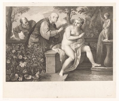 Susanna és a vének alkotó: Jacques Beauvarlet