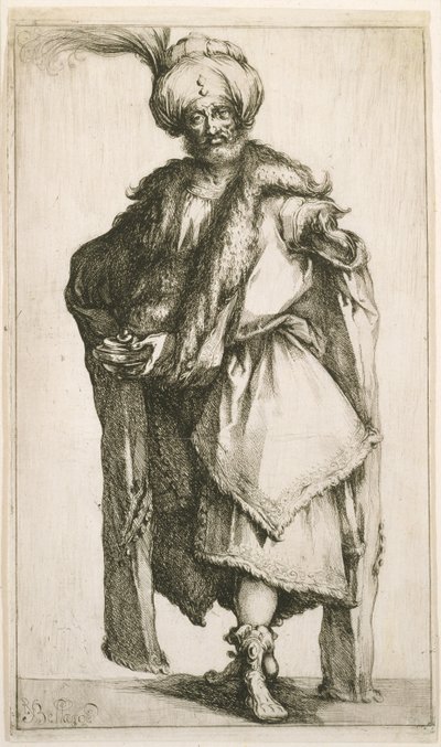 Caspar, 1610 körül (rézkarc) alkotó: Jacques Bellange