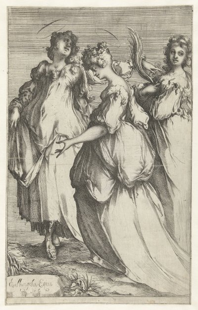 Három szent asszony alkotó: Jacques Bellange
