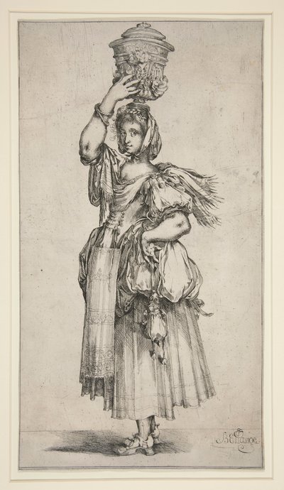 Kertészkedés vázában alkotó: Jacques Bellange