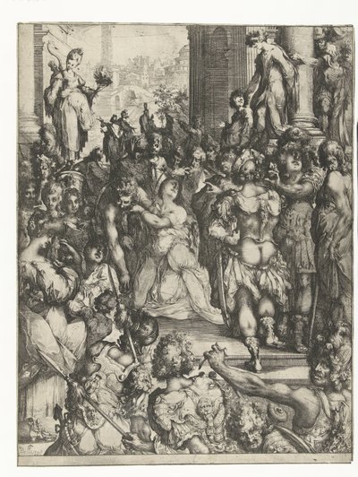 Szent Lucia mártíromsága alkotó: Jacques Bellange