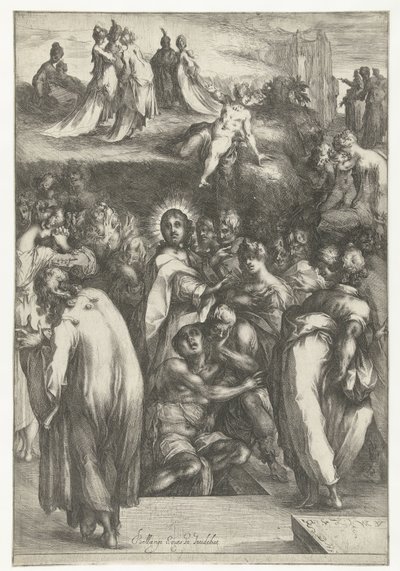 Lázár feltámasztása alkotó: Jacques Bellange