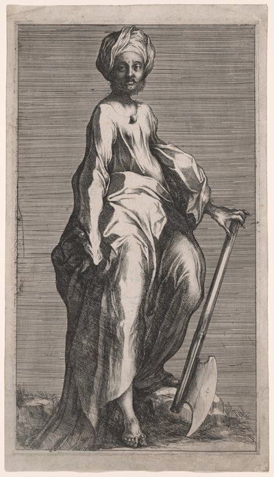 Szent Júdás (vagy Szent Mátyás) alkotó: Jacques Bellange
