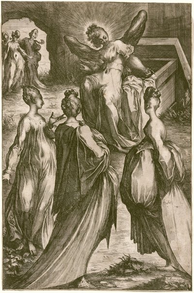 Három Mária a sírnál alkotó: Jacques Bellange