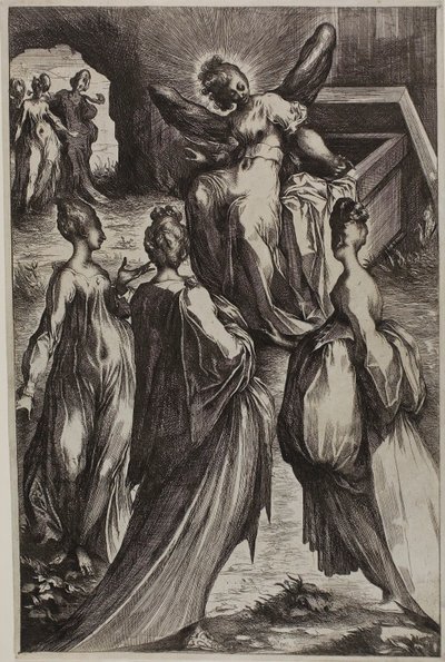 A Három Mária a sírnál az angyallal alkotó: Jacques Bellange