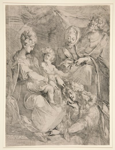 Szűz és gyermek a szentekkel alkotó: Jacques Bellange