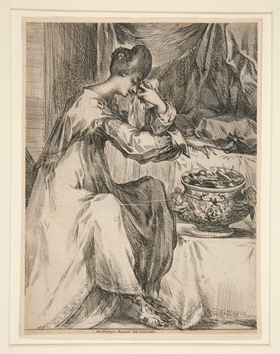 Nő a Brazierben alkotó: Jacques Bellange