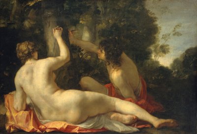 Angelica és Medoro, 1630 körül alkotó: Jacques Blanchard