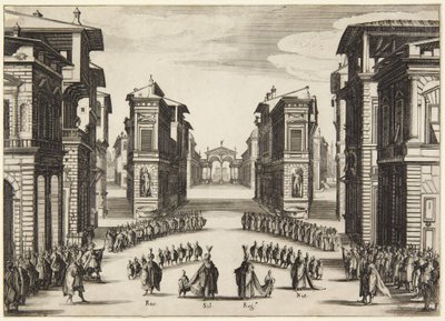 2. felvonás, a Soliman sorozatból alkotó: Jacques Callot