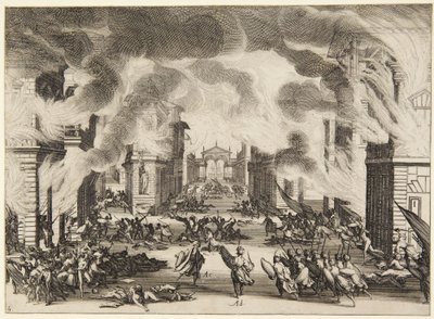 5. felvonás, a Soliman sorozatból alkotó: Jacques Callot