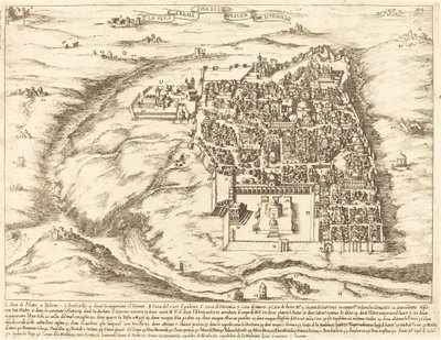 Légifelvételek Jeruzsálem városáról alkotó: Jacques Callot