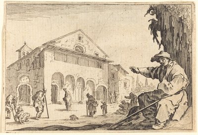 Almshouse, c. 1622. alkotó: Jacques Callot