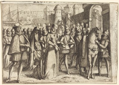 Érkezés Valenciába [előlap] alkotó: Jacques Callot