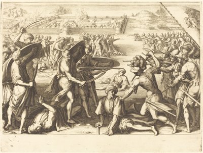 Roham a csont külső erődje ellen, c. 1614. alkotó: Jacques Callot