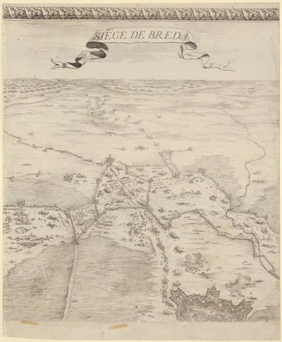 Részlet a „Bredai csata” című műből alkotó: Jacques Callot
