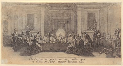 Fürdőzők, a „Tájképek Giovanni de’ Medici számára” sorozat 3. lapja alkotó: Jacques Callot