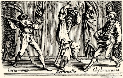 Balls of Sfessania - Jacomo Callot rézkarcaiból. alkotó: Jacques Callot