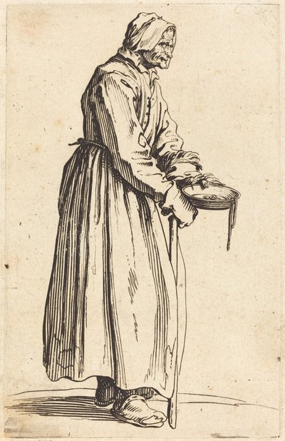 Koldusasszony Pánnal alkotó: Jacques Callot