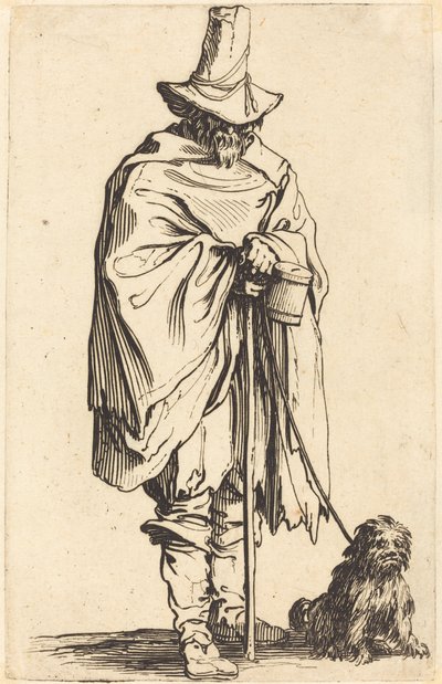 Koldus kutyával, c. 1622. alkotó: Jacques Callot