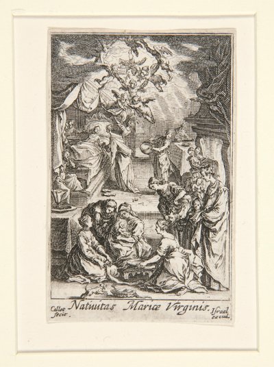 Szűz születése, sz. 2 A Szűz életéből alkotó: Jacques Callot