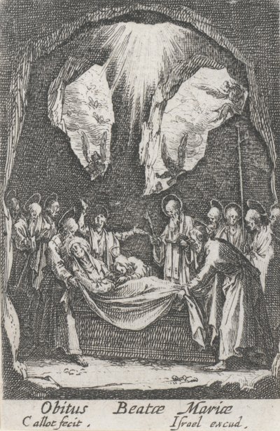 Szűzanya temetése, sz. 12 A Szűz életéből alkotó: Jacques Callot