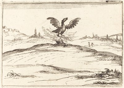 Égő Főnix, 1628. alkotó: Jacques Callot
