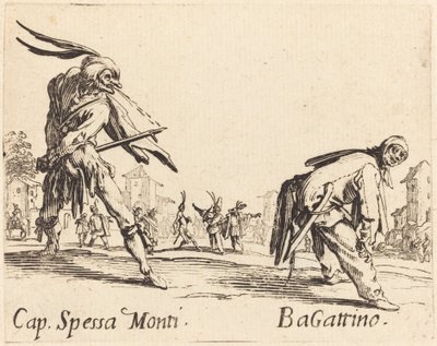 Cap. Spessa Monti és Bagattino alkotó: Jacques Callot