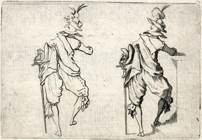 Különböző figurák capricciói alkotó: Jacques Callot