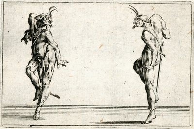 Különböző figurák capricciói alkotó: Jacques Callot