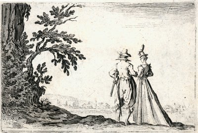Különböző figurák capricciói alkotó: Jacques Callot