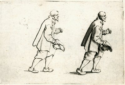Különböző figurák capricciói alkotó: Jacques Callot