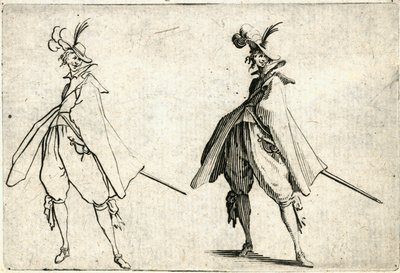 Különböző figurák capricciói alkotó: Jacques Callot