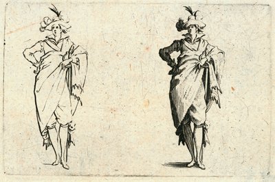 Különböző figurák capricciói alkotó: Jacques Callot