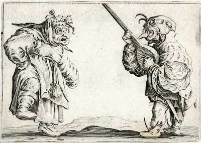 Különböző figurák capricciói alkotó: Jacques Callot